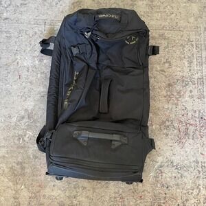 Dakine Split Roller 110L Large Rolling Luggage Suitcase Bag Black Olive Logo